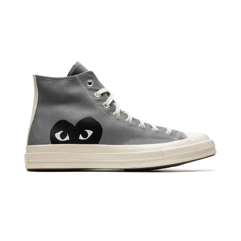 Converse Chuck 70 Hi CDG Play - Steel Gray Mens