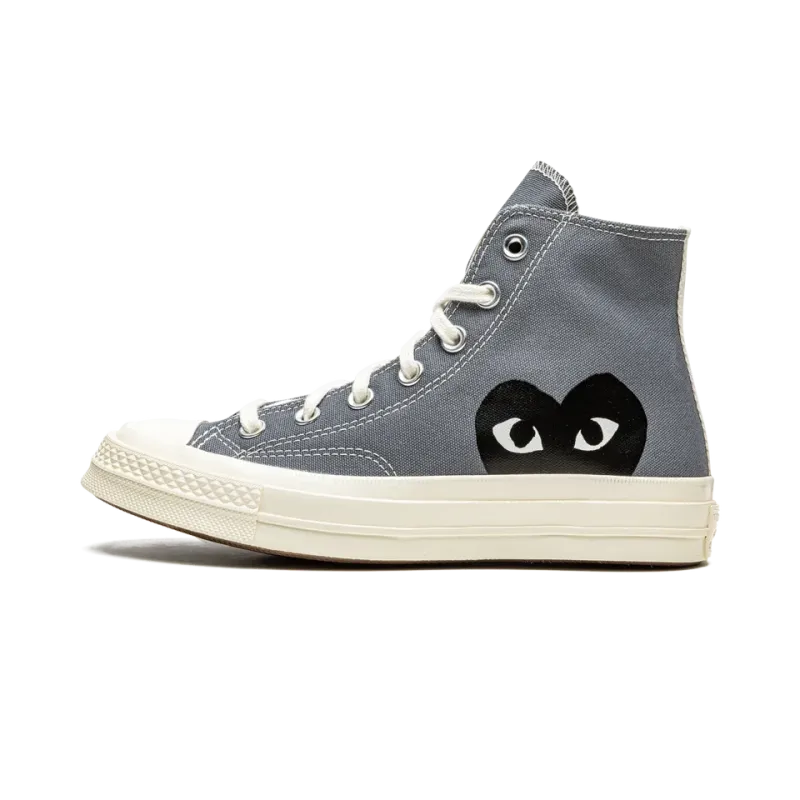 Converse Chuck 70 Hi CDG Play - Steel Gray Mens