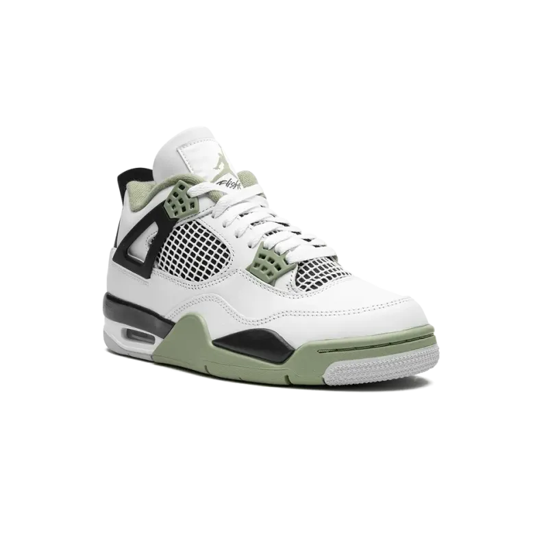 Jordan Air Jordan 4 Retro WMNS Seafoam Oil Green Womens