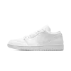 Jordan Air Jordan 1 Low Triple White Mens