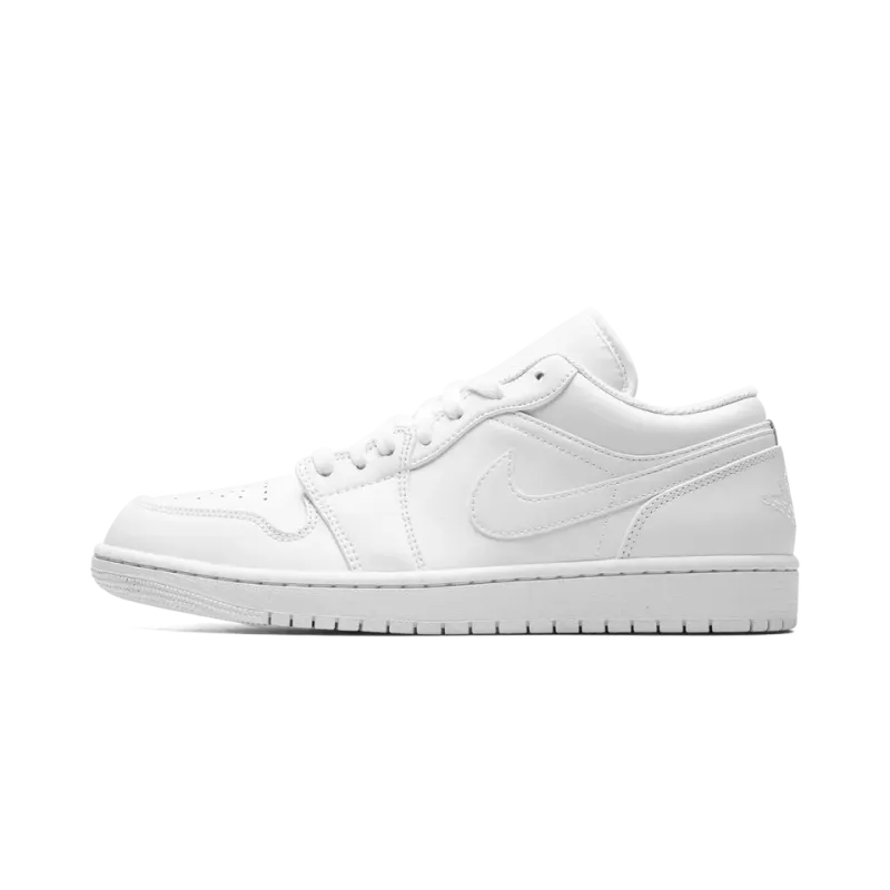 Jordan Air Jordan 1 Low Triple White Mens