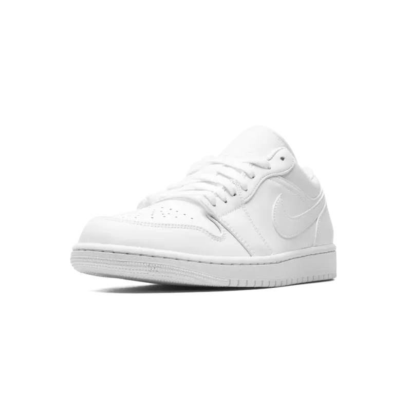 Jordan Air Jordan 1 Low Triple White Mens