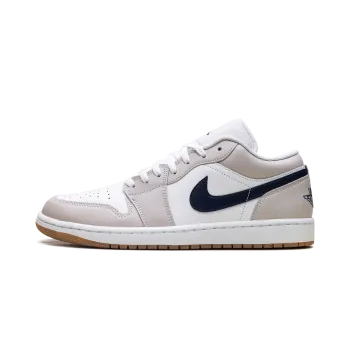 Jordan Jordan 1 Low Midnight Navy Neutral Grey Mens