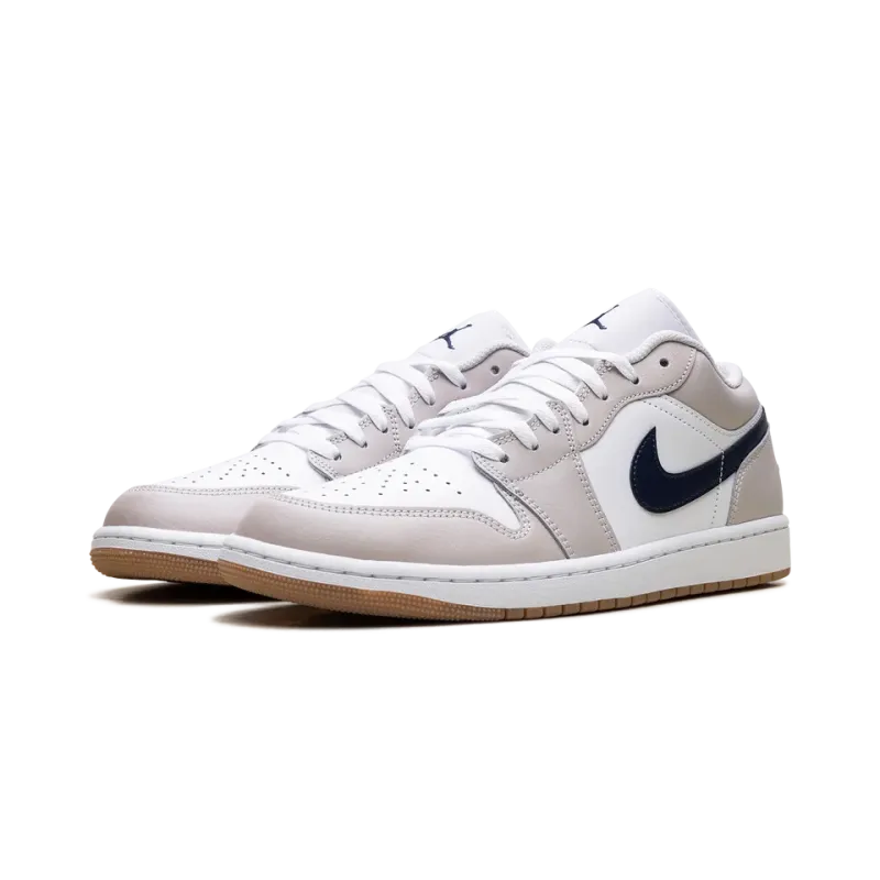 Jordan Jordan 1 Low Midnight Navy Neutral Grey Mens