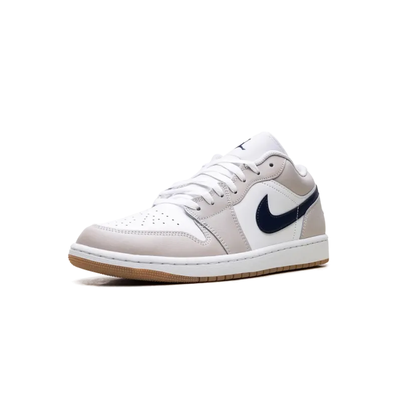 Jordan Jordan 1 Low Midnight Navy Neutral Grey Mens