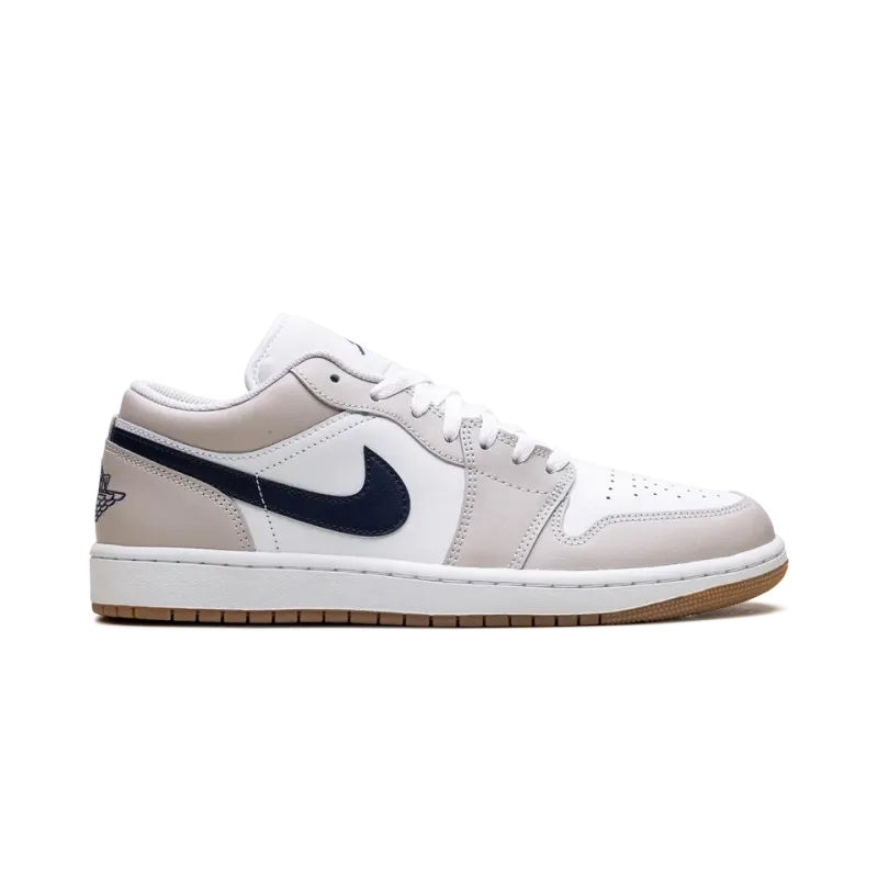 Jordan Jordan 1 Low Midnight Navy Neutral Grey Mens