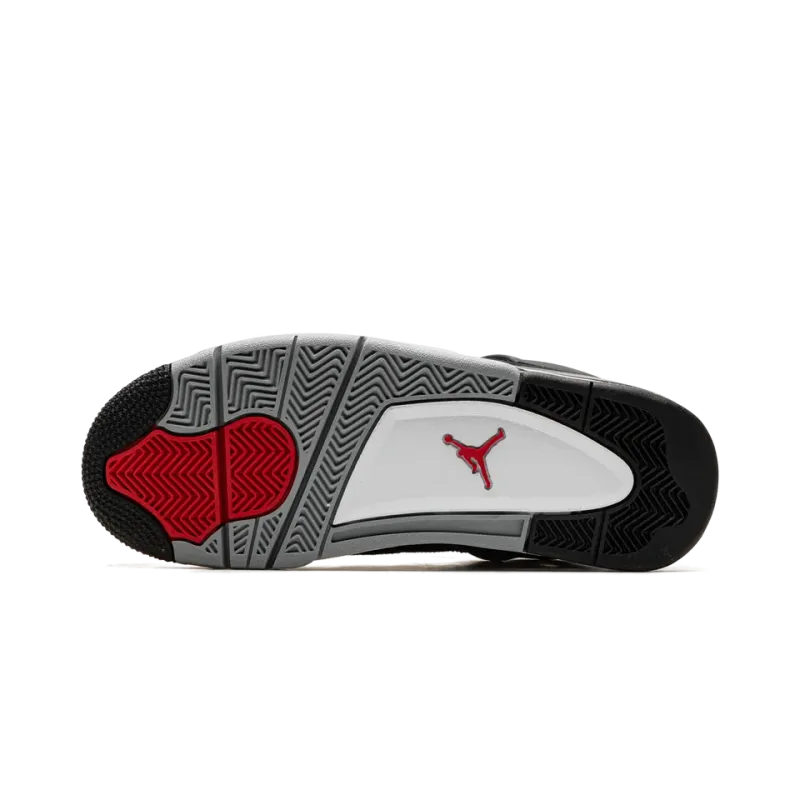 Jordan Air Jordan 4 Black Canvas Mens