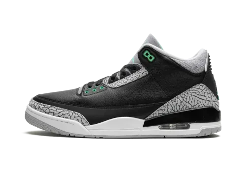 Jordan Air Jordan 3 Retro Green Glow Mens — Classic Silhouette, Fresh Accent