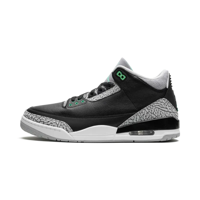 Jordan Air Jordan 3 Retro Green Glow Mens