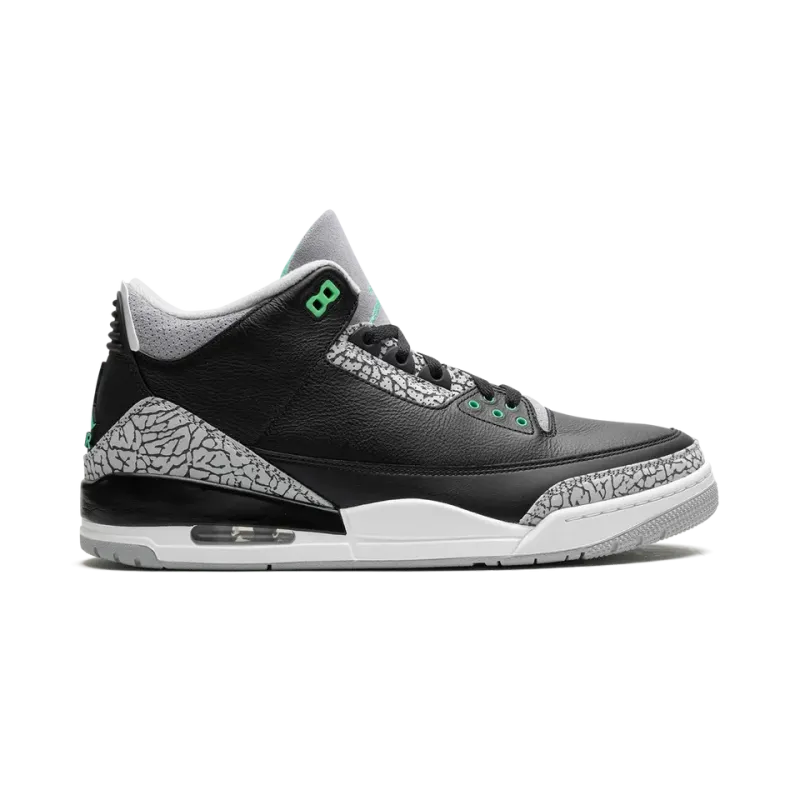 Jordan Air Jordan 3 Retro Green Glow Mens