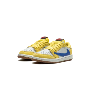 Jordan Jordan 1 Retro Low OG SP PS Travis Scott - Canary Pre School