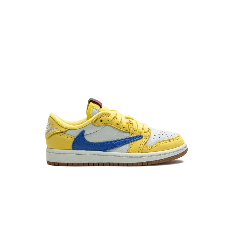 Jordan Jordan 1 Retro Low OG SP PS Travis Scott - Canary Pre School