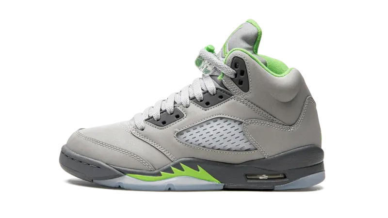 Jordan Air Jordan 5 GS Green Bean 2022 Grade School: Retro Styling Meets Youth Performance