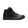 Jordan Air Jordan 1 Mid Triple Black Mens