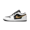 Jordan Air Jordan 1 Low Gold Swoosh Mens