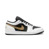 Jordan Air Jordan 1 Low Gold Swoosh Mens
