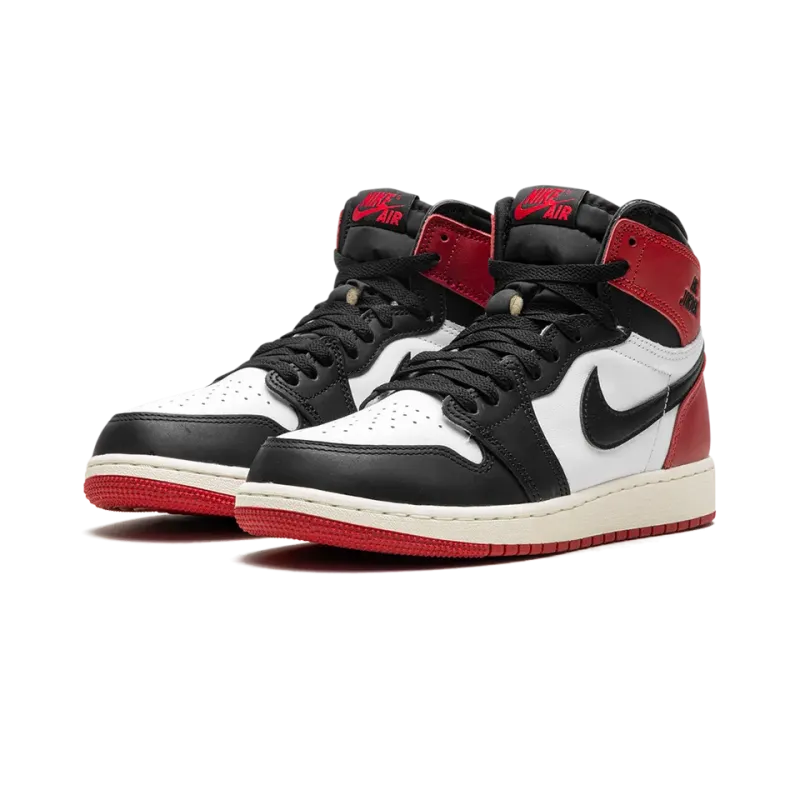 Jordan Jordan 1 Retro High OG GS Black Toe Reimagined Grade School