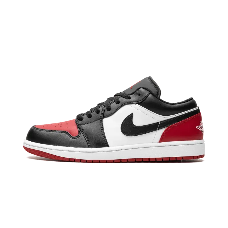 Jordan Air Jordan 1 Low Bred Toe Mens