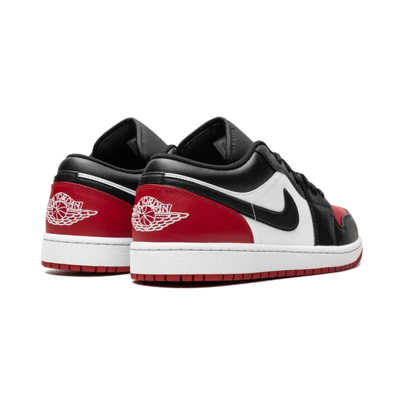 Jordan Air Jordan 1 Low Bred Toe Mens
