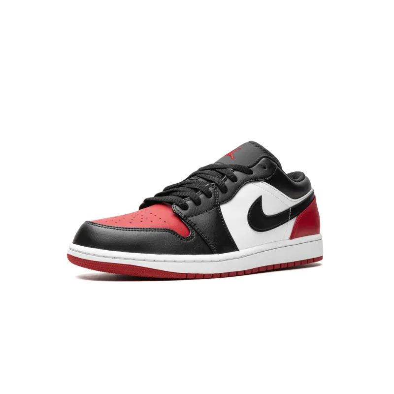 Jordan Air Jordan 1 Low Bred Toe Mens