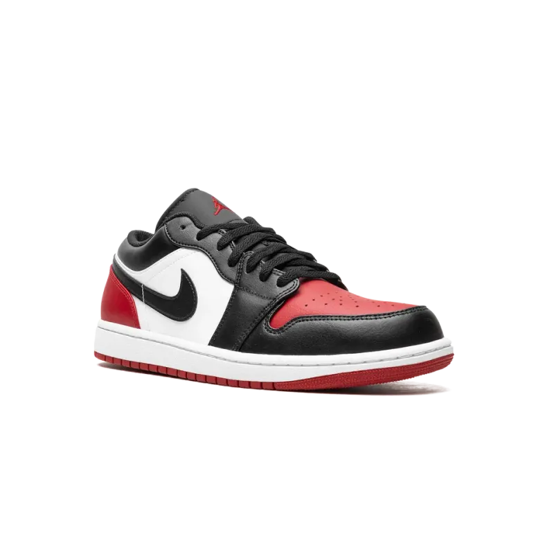 Jordan Air Jordan 1 Low Bred Toe Mens