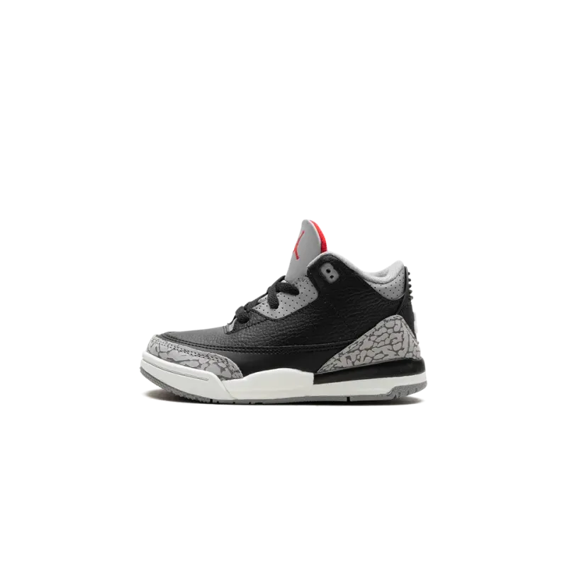 Jordan Air Jordan 3 TD Black Cement Toddler