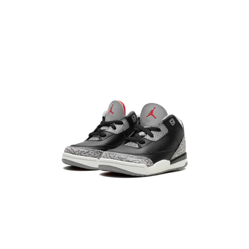 Jordan Air Jordan 3 TD Black Cement Toddler