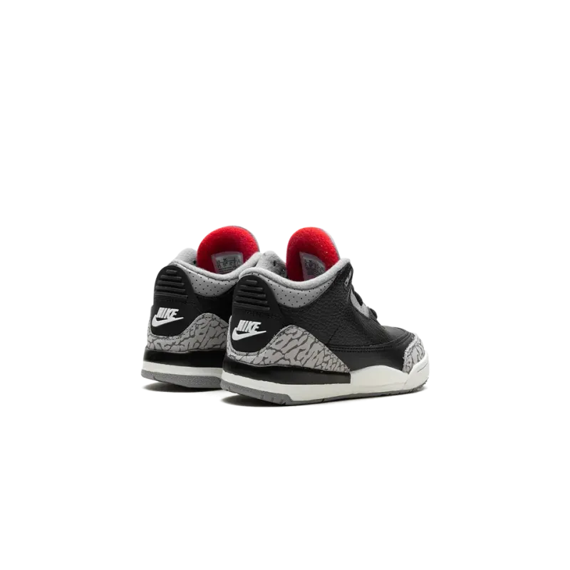 Jordan Air Jordan 3 TD Black Cement Toddler