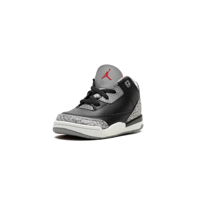 Jordan Air Jordan 3 TD Black Cement Toddler