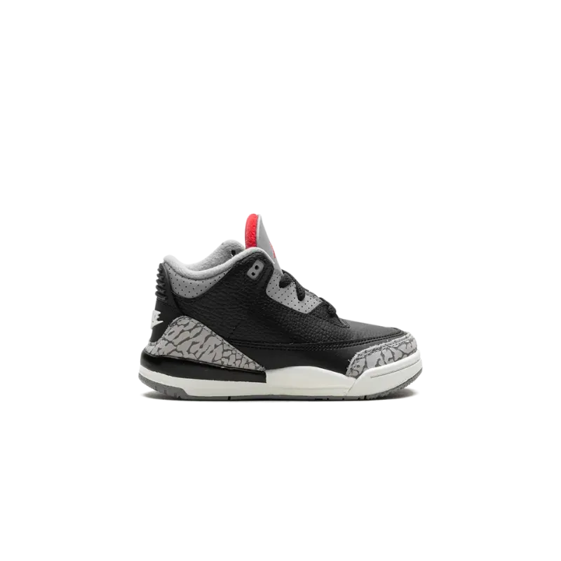 Jordan Air Jordan 3 TD Black Cement Toddler