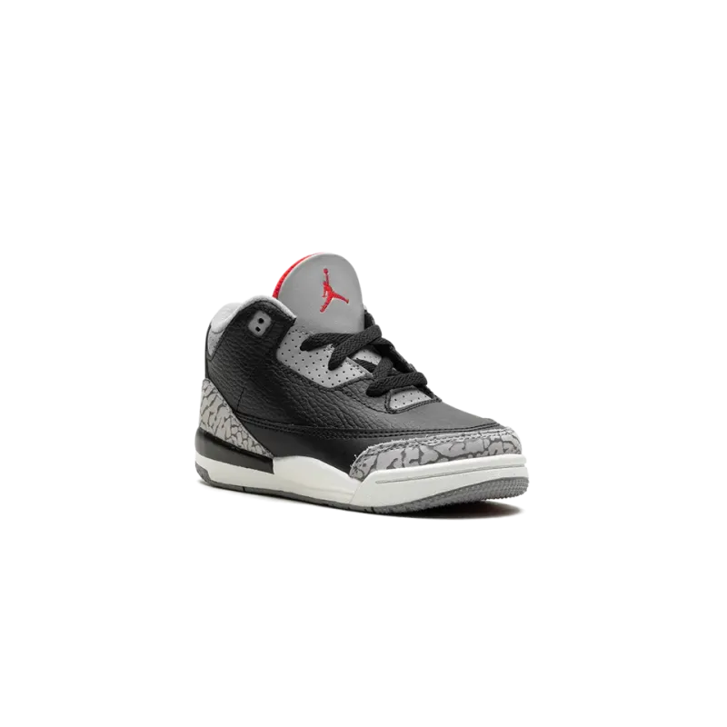 Jordan Air Jordan 3 TD Black Cement Toddler