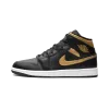 Jordan Air Jordan 1 Mid Black Mens