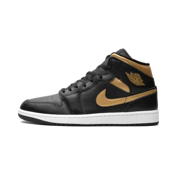 Jordan Air Jordan 1 Mid Black Mens