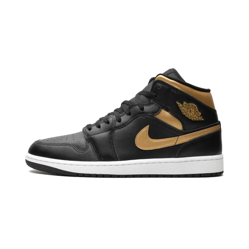 Jordan Air Jordan 1 Mid Black Mens