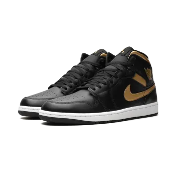 Jordan Air Jordan 1 Mid Black Mens