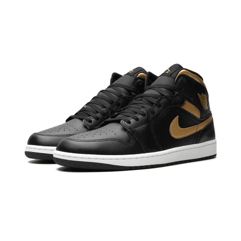 Jordan Air Jordan 1 Mid Black Mens