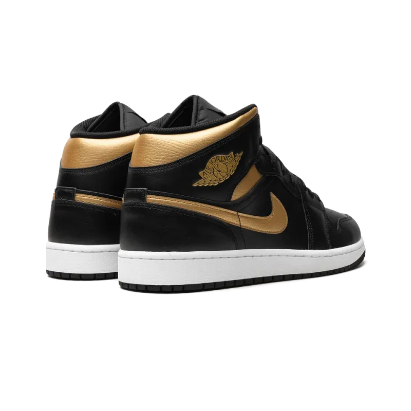 Jordan Air Jordan 1 Mid Black Mens