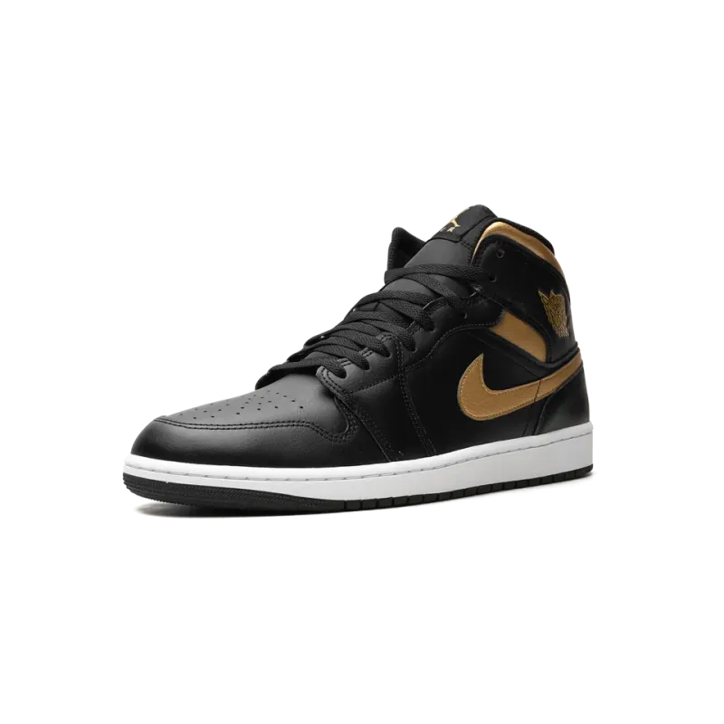 Jordan Air Jordan 1 Mid Black Mens