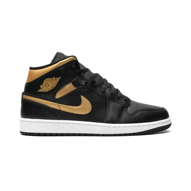 Jordan Air Jordan 1 Mid Black Mens