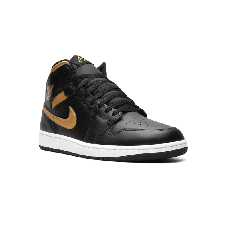 Jordan Air Jordan 1 Mid Black Mens