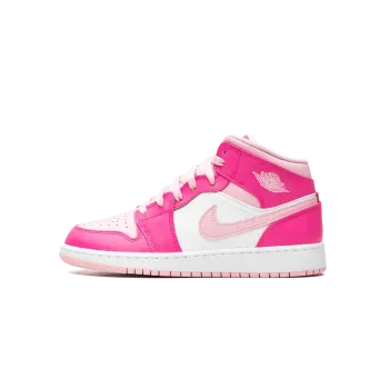 Jordan Air Jordan 1 Mid GS Fierce Pink Grade School