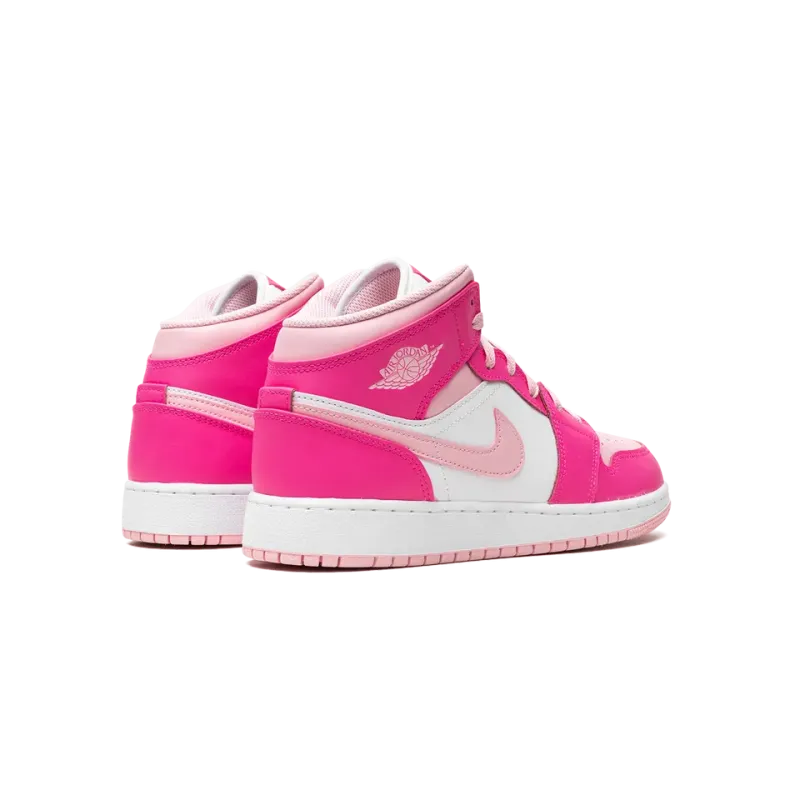 Jordan Air Jordan 1 Mid GS Fierce Pink Grade School