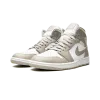 Jordan Air Jordan 1 Mid Linen / College Grey Mens