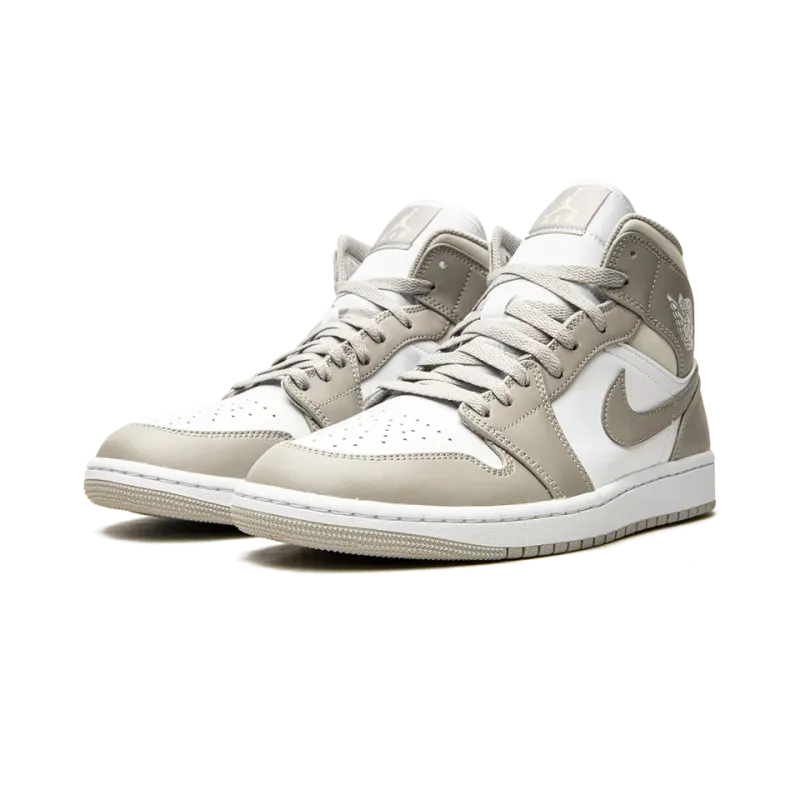 Jordan Air Jordan 1 Mid Linen / College Grey Mens