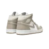 Jordan Air Jordan 1 Mid Linen / College Grey Mens