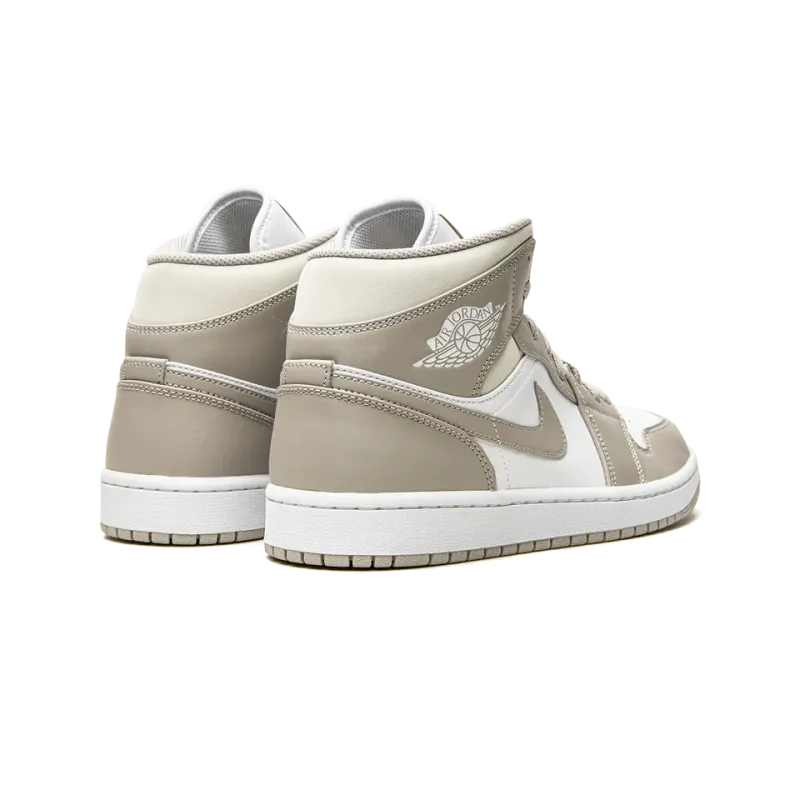Jordan Air Jordan 1 Mid Linen / College Grey Mens