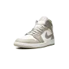 Jordan Air Jordan 1 Mid Linen / College Grey Mens