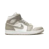 Jordan Air Jordan 1 Mid Linen / College Grey Mens