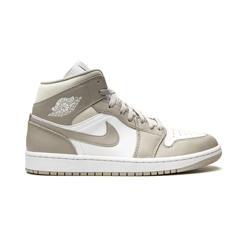 Jordan Air Jordan 1 Mid Linen / College Grey Mens