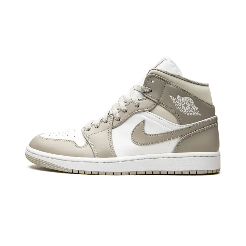 Jordan Air Jordan 1 Mid Linen / College Grey Mens